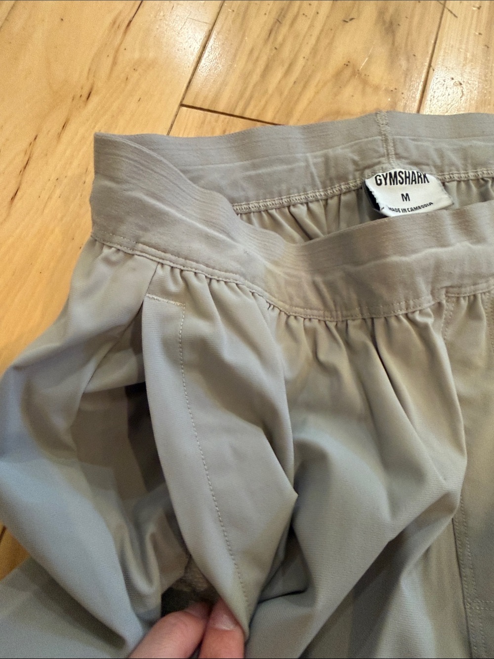 Gymshark Light Gray Men's Training Joggers - Picture 4 of 5